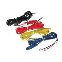 Cables con micro pinza para schwa-medico AS-Super-4 (pack de cuatro cables)